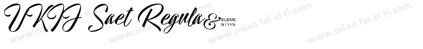 UKIJ Saet Regula字体转换